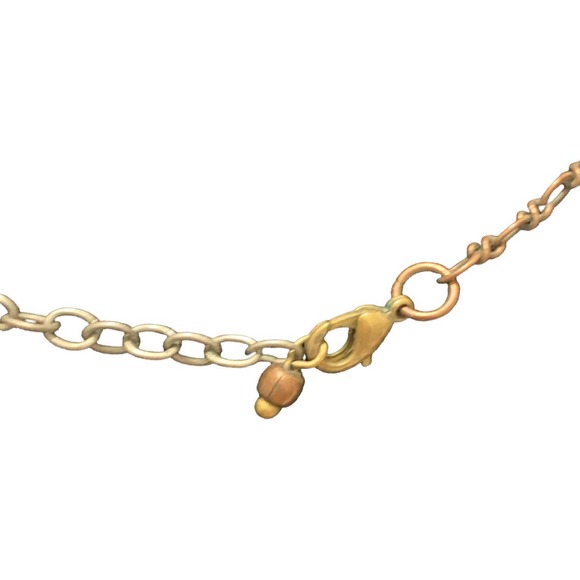 Azteca Semicircle Necklace Geometric Wood - Picture 4 of 4